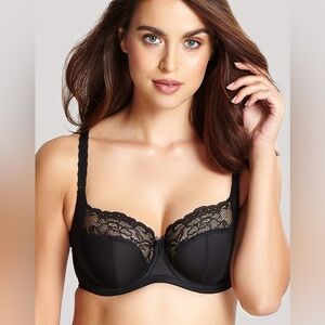Panache Jasmine Balcony Bra - Black - 32GG